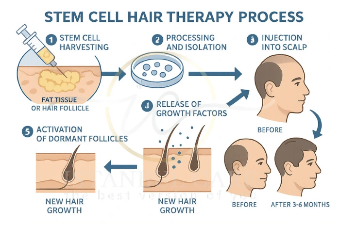 استعادة الشعر بالخلايا الجذعية